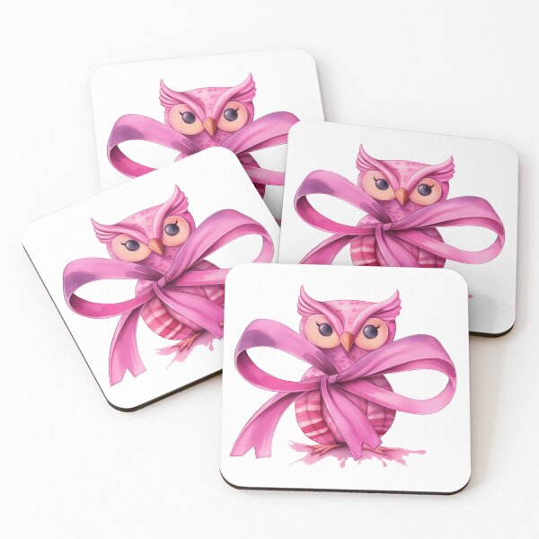 Item preview, Breast Cancer Awareness Owl designed and sold by MimzySoulPhase.