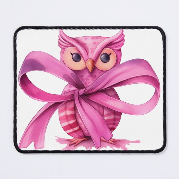 Item preview, Breast Cancer Awareness Owl designed and sold by MimzySoulPhase.