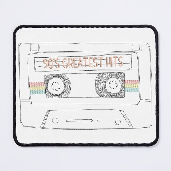 Item preview, 90's Greatest Hits, Cassette Doodle - Embroidery Effect designed and sold by CarasAtelier.