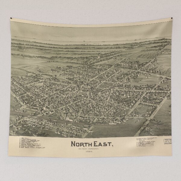 Item preview, North East, Pennsylvania (1896) designed and sold by allhistory.