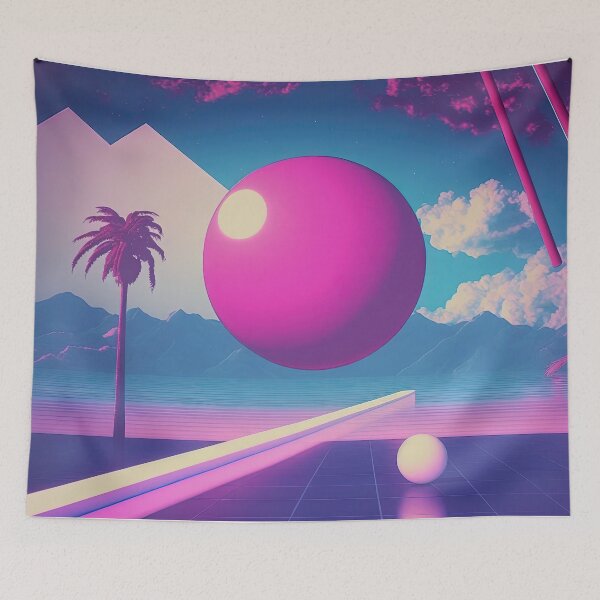 Item preview, Back to the Futurewave: A Vaporwave Tribute to the 80s and 90s designed and sold by Mullet Monkey.