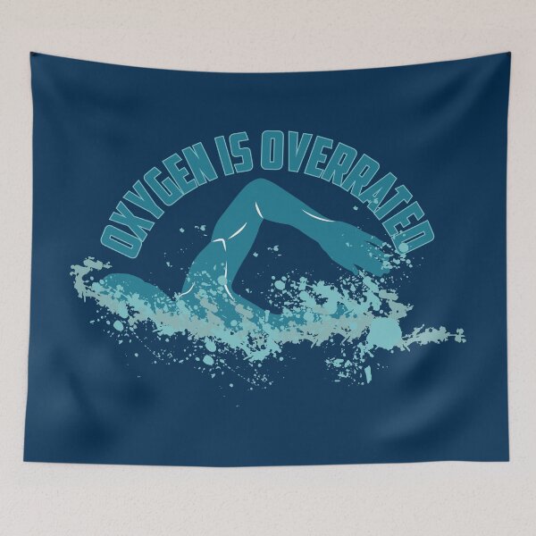 Item preview, Oxygen Is Overrated - Funny Swimming Pun Gift designed and sold by yeoys.