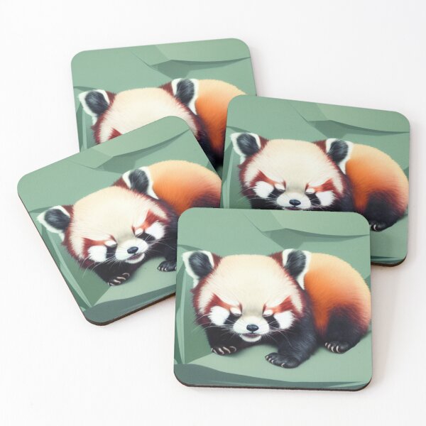Item preview,  Adorable Kawaii Red Panda Sleeping peacefully  designed and sold by MagnifiqueMind.