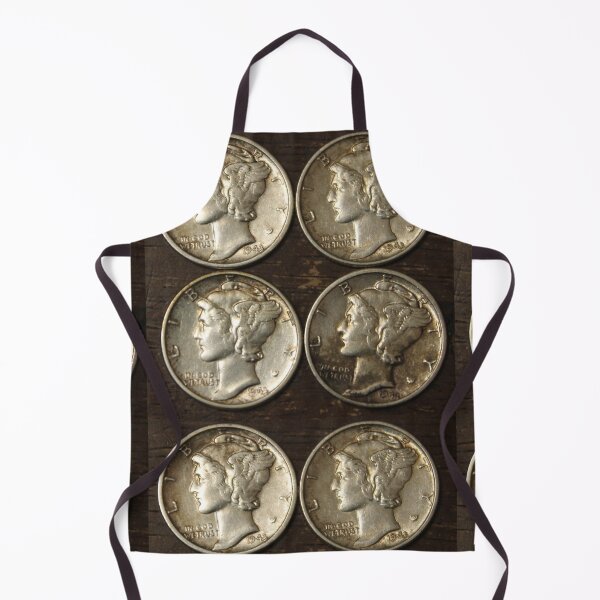 Item preview, 4 Mercury Dimes designed and sold by coinsxcrochet.