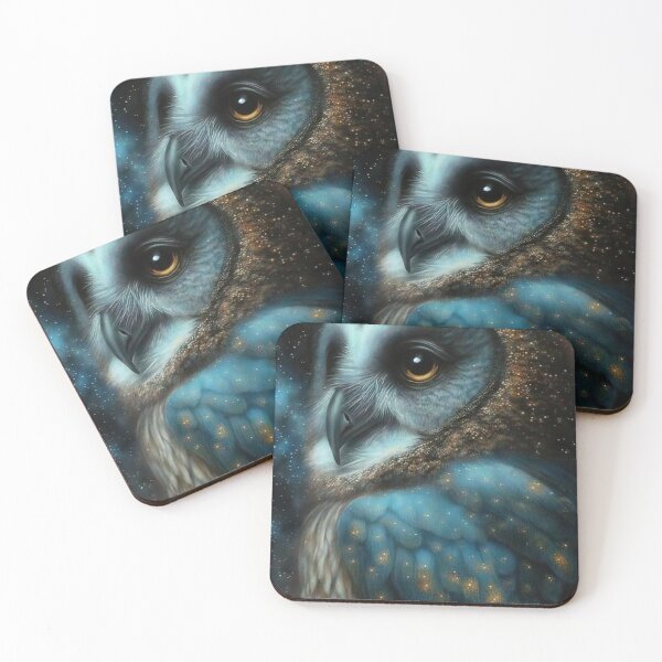 Item preview, Blue Grass Owl (Variation 2) designed and sold by OccultDreams.