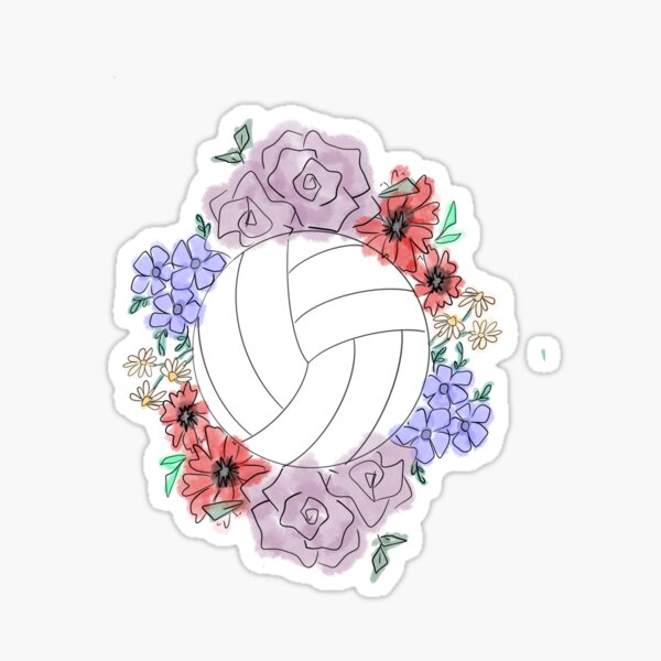 Item preview, Flower Volleyball designed and sold by KelliCB.