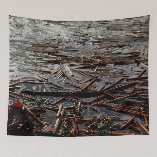 Item preview, Debris on the Flaxdam designed and sold by thepeatbog.