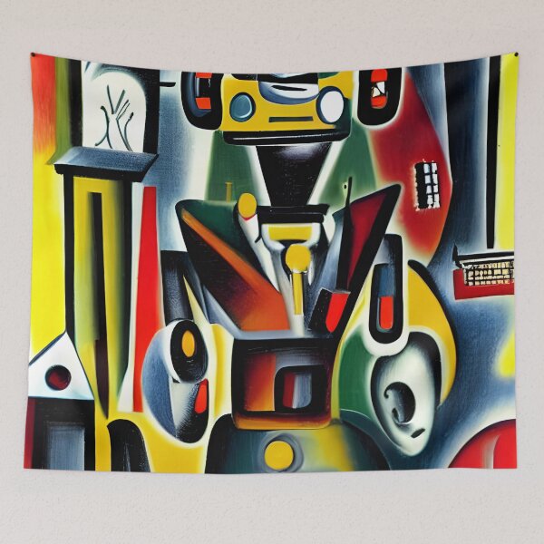 Item preview, Robot in the style of famous art. designed and sold by CRAFTER-MEDIA.