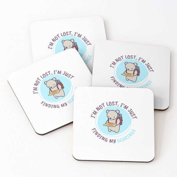 Item preview, I'm not Lost I'm Just Finding My Bearings Polar Bear Pun designed and sold by ThumboArtBumbo.