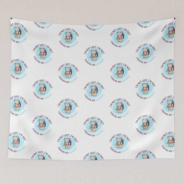 Item preview, I'm not Lost I'm Just Finding My Bearings Polar Bear Pun designed and sold by ThumboArtBumbo.