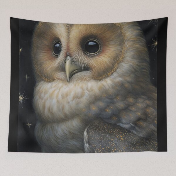 Item preview, White Grass Owl designed and sold by OccultDreams.