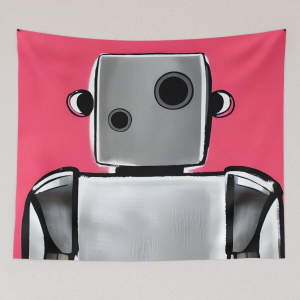 Item preview, Robot in the style of famous art. designed and sold by CRAFTER-MEDIA.