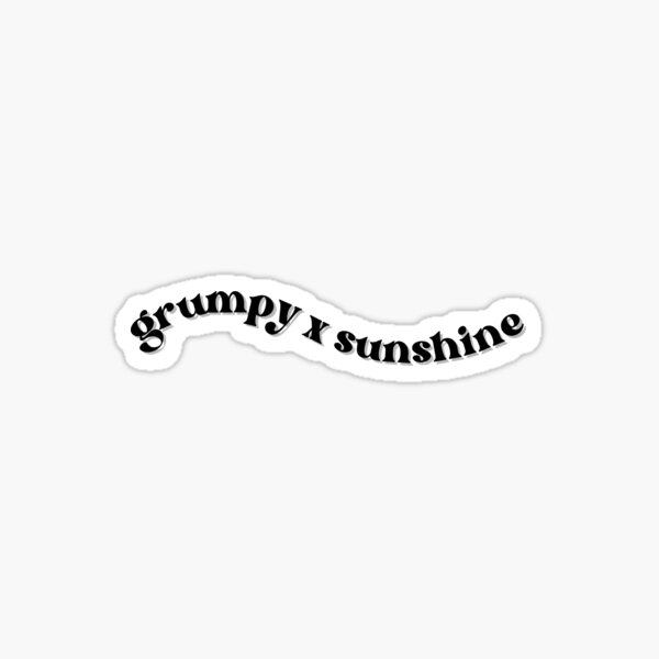Artikel-Vorschau von Grumpy x Sunshine (schwarz), designt und verkauft von Fiona Holland.