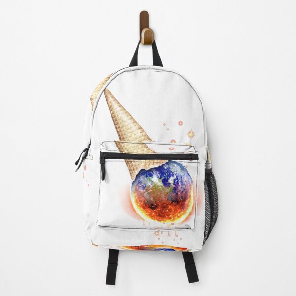 Item preview, Lava Burn Earth Planet Ice Cream Melting Sun designed and sold by Jolly-Yosei.