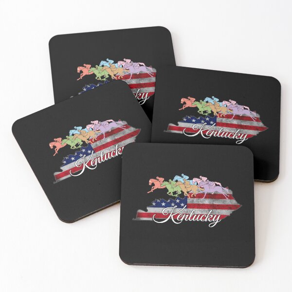 Item preview, Derby Day Kentucky Map US Flag Retro Cute Horse Racing Lover Gifts designed and sold by PrintOfi.