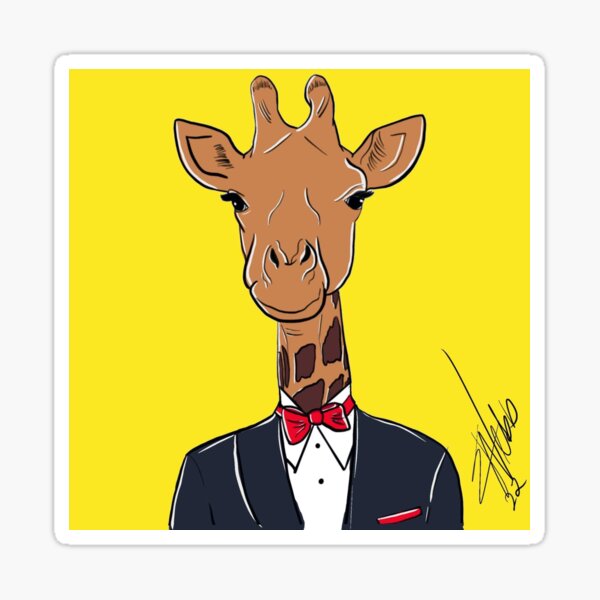 Item preview, Frank The Giraffe  designed and sold by Area111Art.