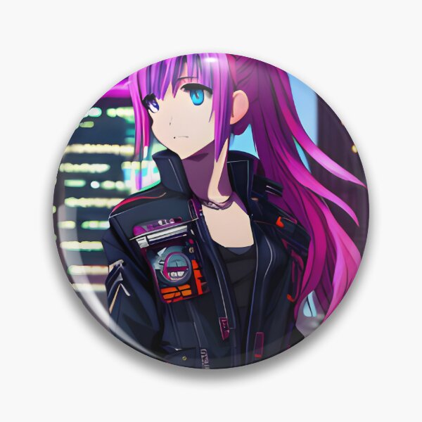 Item preview, Anime girl in the city after the dark  designed and sold by HappyMoodDesign.
