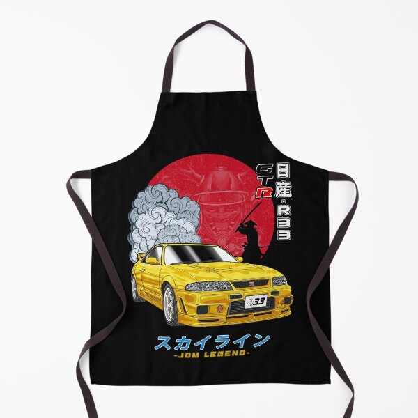 Item preview, Nippon JDM Yellow Nissan Skyline GT-R R33 designed and sold by JDM Guyvit.