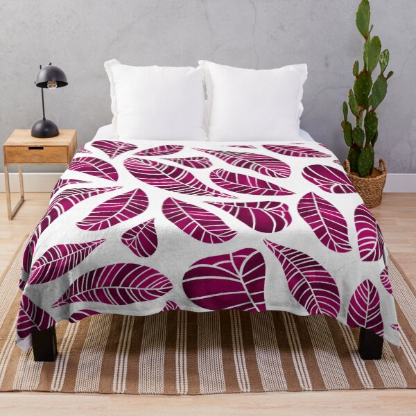 Item preview, Magenta Maui Leaves designed and sold by artsylyons.
