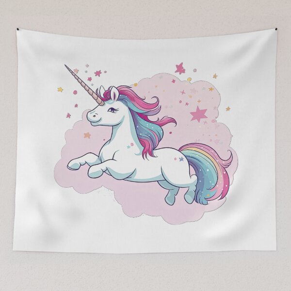 Item preview, Cute Flying Unicorn designed and sold by MaryFiore.