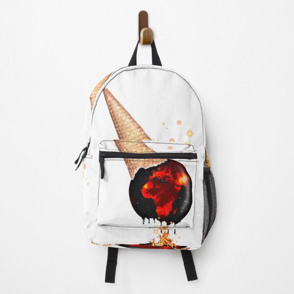 Item preview, Burning Black Earth Planet Ice Cream Melting Fire designed and sold by Jolly-Yosei.
