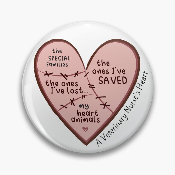Item preview, A Veterinary Nurse's Heart  designed and sold by introVETed.