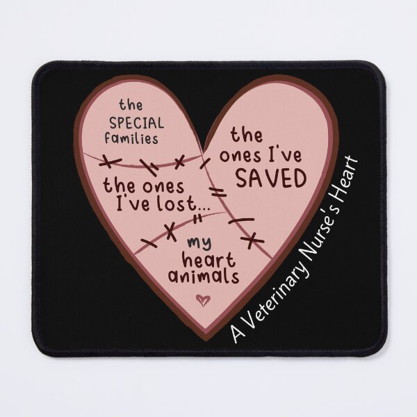Item preview, A Veterinary Nurse's Heart (White) designed and sold by introVETed.