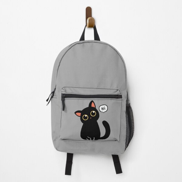 Item preview, Friendly Cute Black Cat designed and sold by KrieytPrintz.