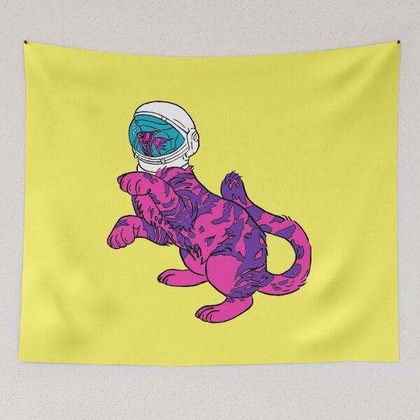 Item preview, frisky catfishtronaut designed and sold by HiddenStash.