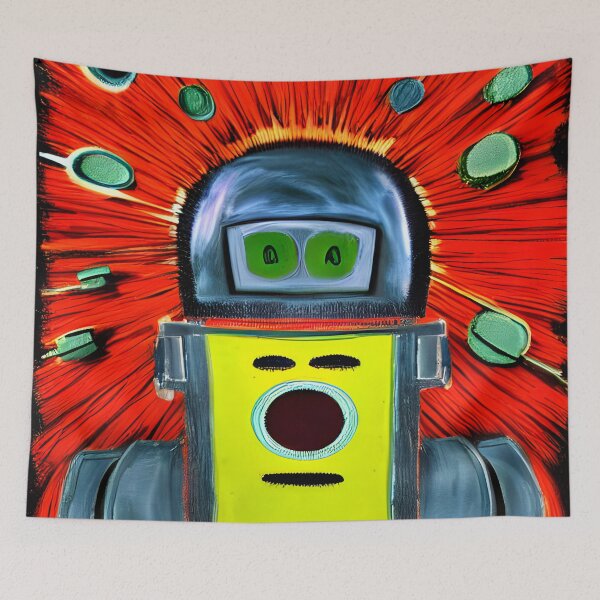 Item preview, Robot in the style of famous art. designed and sold by CRAFTER-MEDIA.