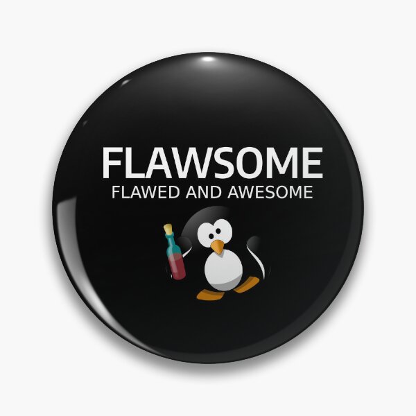 Item preview, Flawsome Flawed and Awesome Penguin  designed and sold by lisaamakye.