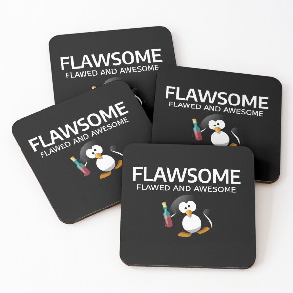 Item preview, Flawsome Flawed and Awesome Penguin  designed and sold by lisaamakye.