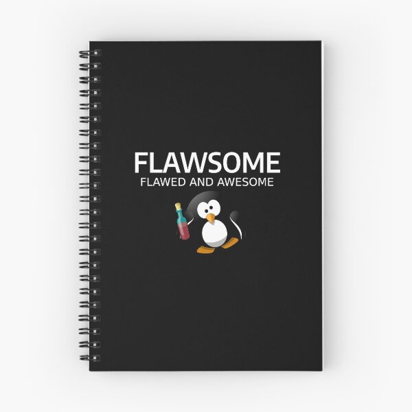 Item preview, Flawsome Flawed and Awesome Penguin  designed and sold by lisaamakye.