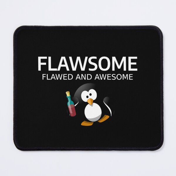 Item preview, Flawsome Flawed and Awesome Penguin  designed and sold by lisaamakye.