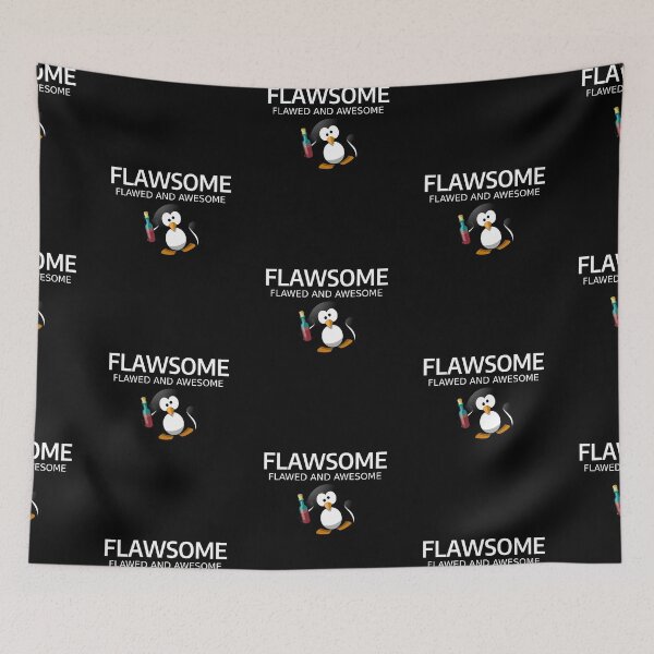 Item preview, Flawsome Flawed and Awesome Penguin  designed and sold by lisaamakye.