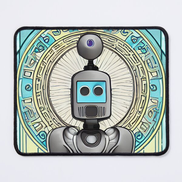 Artikelvorschau, Roboter im Stil berühmter Kunst. entworfen und verkauft von CRAFTER-MEDIA.