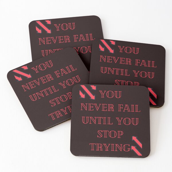 Item preview,  you never fail until you stop trying designed and sold by Simo0455.