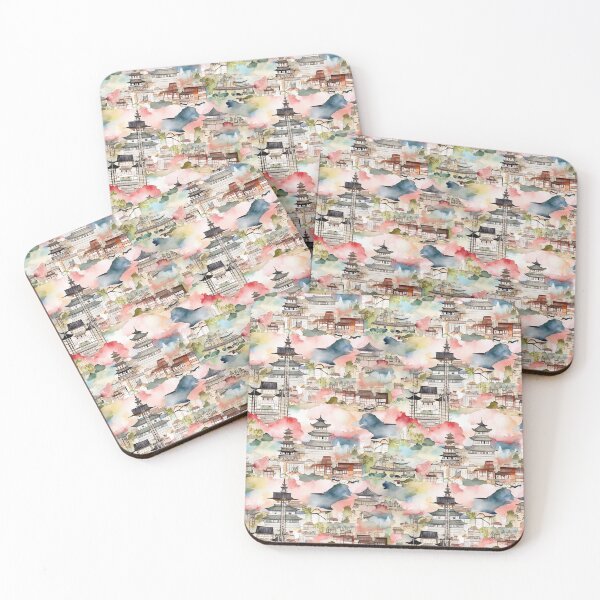 Item preview, Kinkaku-ji in Watercolor designed and sold by PixelPatchwork.