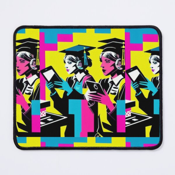 Item preview, Idealist Young People holding tablets wearing headphones. designed and sold by Sunflower5576.