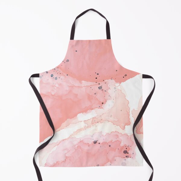 Item preview, Peach pink watercolor, fluid art, swirl, abstract, marble pattern designed and sold by Collagedream.