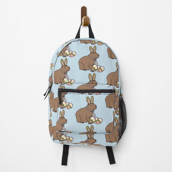 Item preview, Funny Easter Bunny Ears and Eggs Capybara designed and sold by ellenhenry.