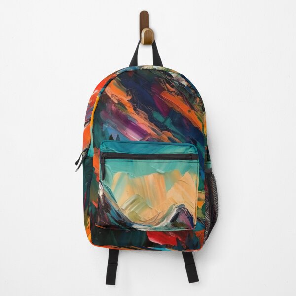 Item preview, Finger painted mountainscape designed and sold by Matt's Artificial Nature.