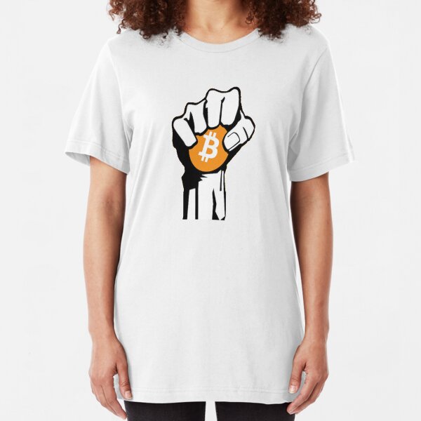 Bitcoin Revolution -Cryptocurrency shirt / Hoodie - Crypto Shirts -Ethereum shirt / Hoodie - Buy bitcoin shirt / Hoodie Crypto Shirt - For a Crypto Trader or Crypto bro - Cryptocurrency tee Slim Fit T-Shirt