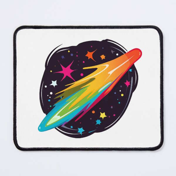 Item preview, Rainbow Comet designed and sold by Brush-Blueprint.