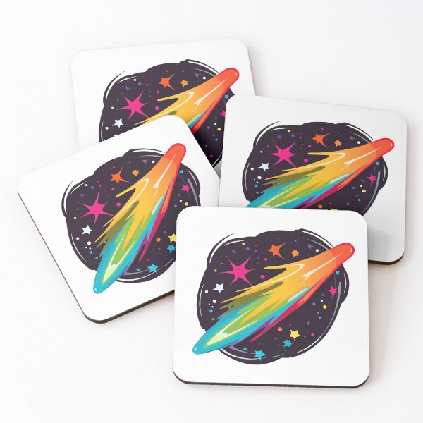 Item preview, Rainbow Comet designed and sold by Brush-Blueprint.