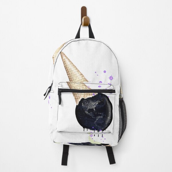 Item preview, Night Moon Earth Planet Ice Cream Melting Galaxy designed and sold by Jolly-Yosei.