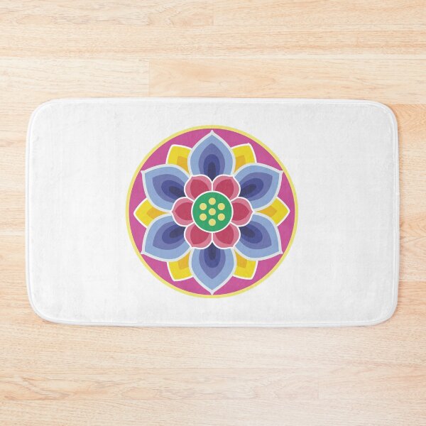 Item preview, Purple and blue Dancheong pattern [korean traditional] designed and sold by haje-shop.
