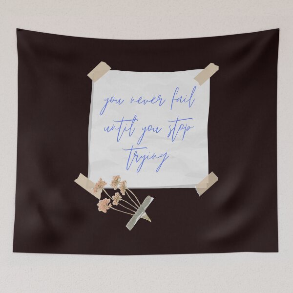 Item preview, You never fail until you stop trying designed and sold by Simo0455.