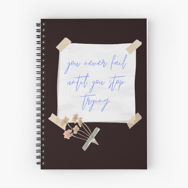 Item preview, You never fail until you stop trying designed and sold by Simo0455.