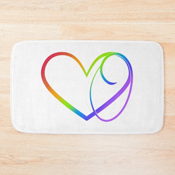 Artikelvorschau, Monogram O in Heart (Rainbow Outline) entworfen und verkauft von LancelotDesigns.